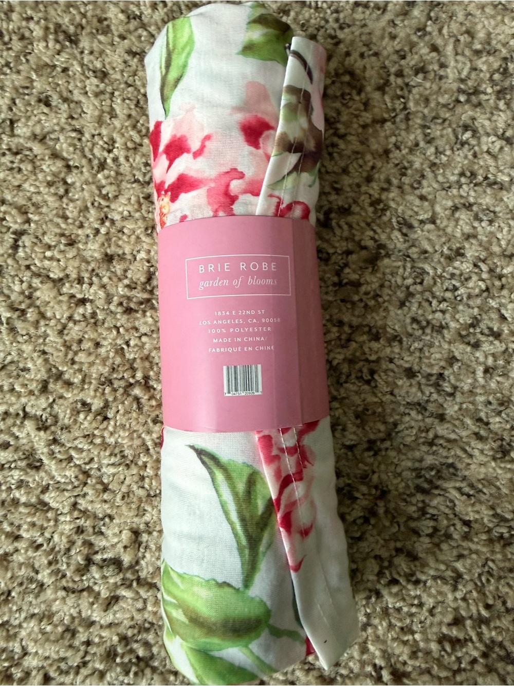 Show Me Your Mumu Floral Pink & Green Bath Wrap - Picture 2 of 3